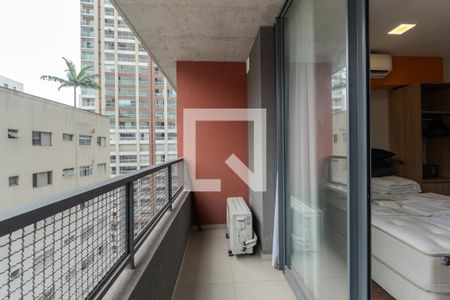 Sacada de kitnet/studio para alugar com 1 quarto, 26m² em Consolação, São Paulo