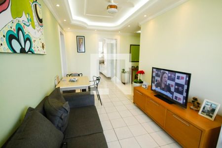 Sala de apartamento para alugar com 2 quartos, 75m² em Vila Assuncao, Praia Grande