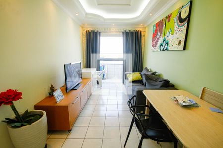 Sala de apartamento para alugar com 2 quartos, 75m² em Vila Assuncao, Praia Grande