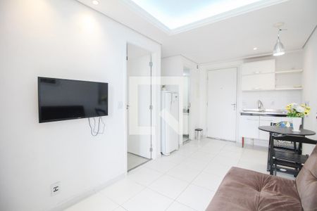 Sala/Cozinha de apartamento à venda com 1 quarto, 32m² em Belém, São Paulo