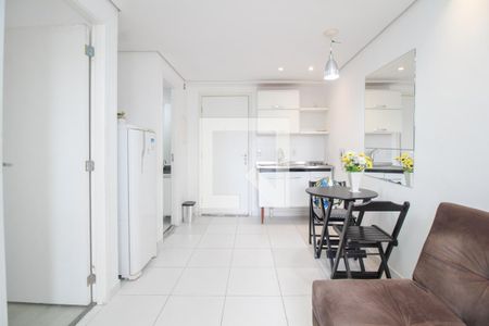 Sala/Cozinha de apartamento à venda com 1 quarto, 32m² em Belém, São Paulo