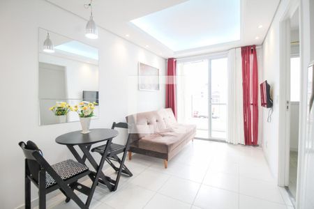 Sala/Cozinha de apartamento à venda com 1 quarto, 32m² em Belém, São Paulo