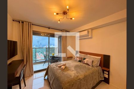 Quarto  de kitnet/studio para alugar com 1 quarto, 24m² em Santo Amaro, São Paulo