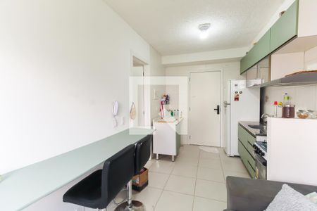 Sala/Cozinha de apartamento para alugar com 1 quarto, 26m² em Brás, São Paulo