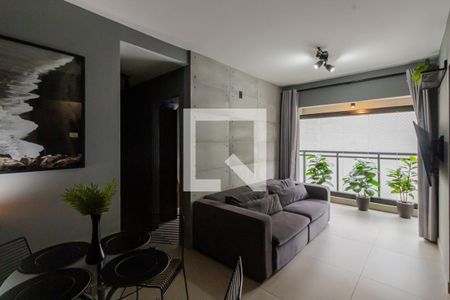 Sala de apartamento à venda com 2 quartos, 60m² em Indianópolis, São Paulo