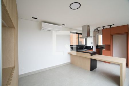 Sala de apartamento à venda com 1 quarto, 60m² em Pinheiros, São Paulo