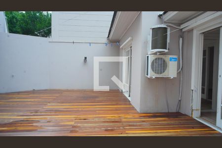 Varanda da Sala e espaço gourmet  de casa de condomínio para alugar com 4 quartos, 200m² em Pedra Redonda, Porto Alegre