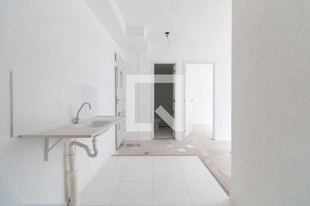 Sala - Cozinha de apartamento para alugar com 2 quartos, 32m² em Jardim Gilda Maria, São Paulo