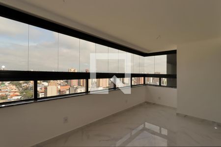 Varanda Gourmet de apartamento à venda com 3 quartos, 105m² em Vila Assunção, Santo André
