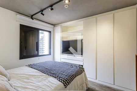 Quarto Suíte de apartamento para alugar com 1 quarto, 39m² em Indianópolis, São Paulo