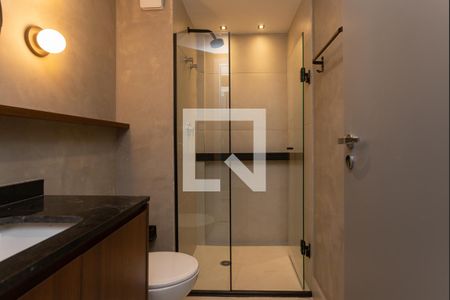 Banheiro Social de apartamento à venda com 1 quarto, 42m² em Perdizes, São Paulo