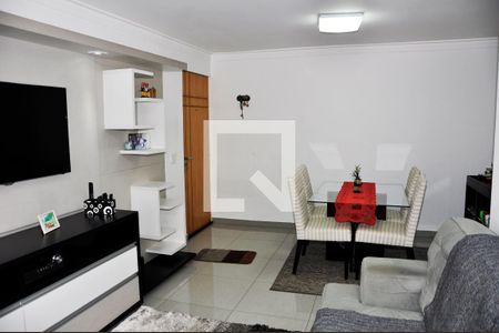 Detalhe - Sala e Sala de Jantar de apartamento à venda com 2 quartos, 55m² em Jardim Iris, São Paulo