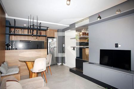 Sala de apartamento para alugar com 1 quarto, 45m² em Rio Branco, Porto Alegre