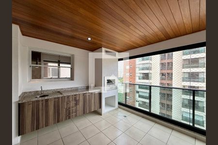 Varanda  de apartamento para alugar com 3 quartos, 105m² em Jardim Caravelas, São Paulo