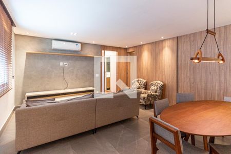 Sala de apartamento para alugar com 3 quartos, 123m² em Santa Cecilia, São Paulo