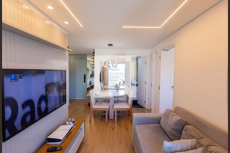 Sala de estar - Sala de jantar de apartamento à venda com 2 quartos, 42m² em Vila Isa, São Paulo