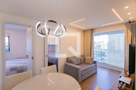 Sala de estar - Sala de jantar de apartamento à venda com 2 quartos, 42m² em Vila Isa, São Paulo