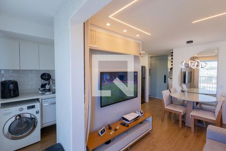 Sala de estar - Sala de jantar de apartamento à venda com 2 quartos, 42m² em Vila Isa, São Paulo