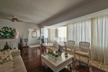 Sala de apartamento para alugar com 3 quartos, 200m² em Pitangueiras, Guarujá