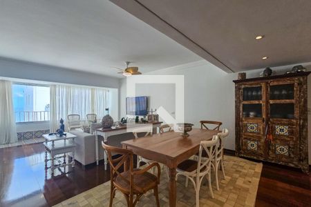 Sala de apartamento para alugar com 3 quartos, 200m² em Pitangueiras, Guarujá