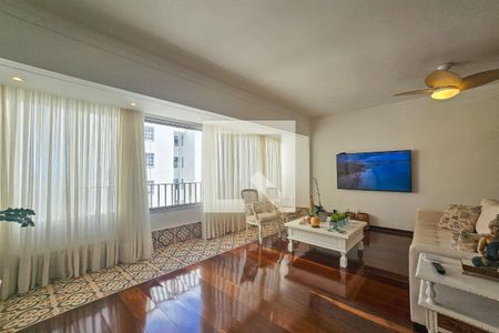 Sala de apartamento para alugar com 3 quartos, 200m² em Pitangueiras, Guarujá