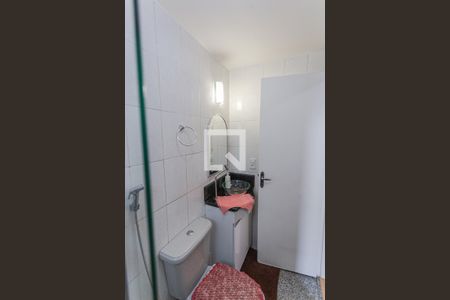 Banheiro da Suíte de apartamento à venda com 4 quartos, 69m² em Silveira, Belo Horizonte