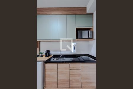 Cozinha de kitnet/studio à venda com 1 quarto, 22m² em Paraíso, São Paulo