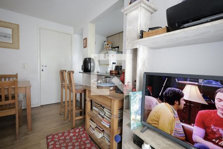 Sala de apartamento à venda com 2 quartos, 50m² em Parque Sao Vicente, Santo André