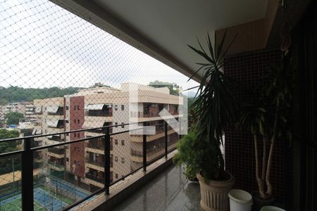 Sala - Varanda de apartamento para alugar com 3 quartos, 343m² em Jacarepaguá, Rio de Janeiro