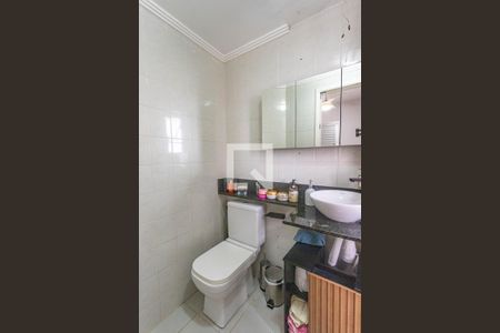 Banheiro da suíte  de apartamento à venda com 3 quartos, 70m² em Suiço, São Bernardo do Campo