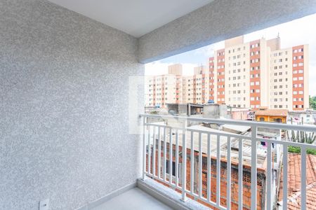 Varanda da sala de apartamento para alugar com 2 quartos, 43m² em Conceição, Diadema