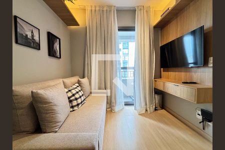 Sala/Cozinha de apartamento para alugar com 1 quarto, 26m² em Vila Nova Conceição, São Paulo