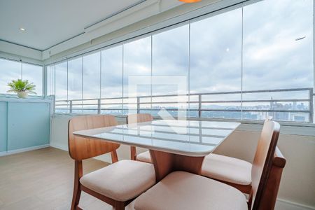 Varanda da Sala de apartamento à venda com 1 quarto, 32m² em Butantã, São Paulo