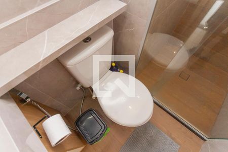 Banheiro da Suíte de apartamento à venda com 2 quartos, 34m² em Socorro, São Paulo