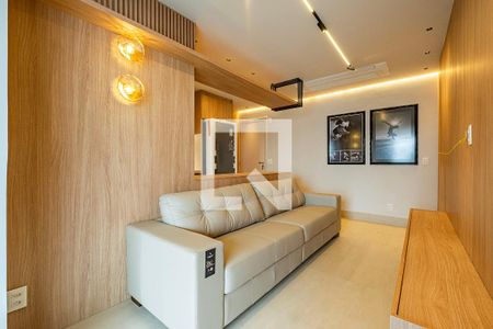 Sala/Cozinha de apartamento à venda com 2 quartos, 71m² em Pinheiros, São Paulo