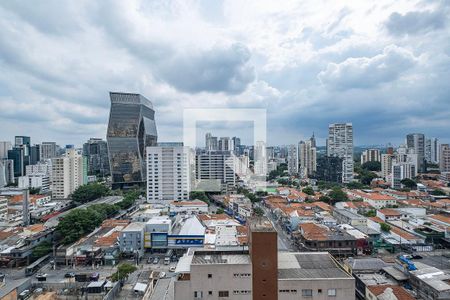 Sala/Cozinha - Vista de apartamento à venda com 2 quartos, 71m² em Pinheiros, São Paulo