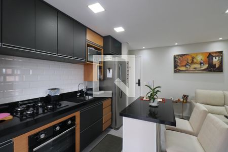 Sala/Cozinha de apartamento à venda com 2 quartos, 44m² em Centro, Diadema