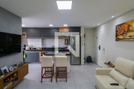 Sala/Cozinha de apartamento à venda com 2 quartos, 44m² em Centro, Diadema