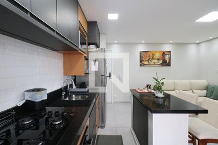 Sala/Cozinha de apartamento à venda com 2 quartos, 44m² em Centro, Diadema
