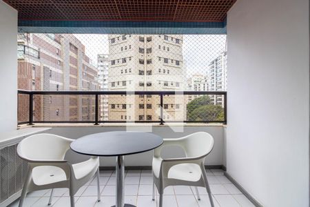Varanda de apartamento para alugar com 1 quarto, 43m² em Vila Nova Conceição, São Paulo