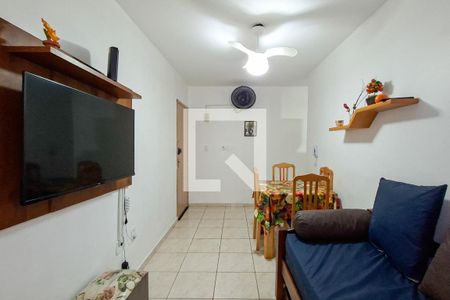 Sala de apartamento para alugar com 1 quarto, 44m² em Cidade Ocian, Praia Grande