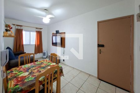 Sala de apartamento para alugar com 1 quarto, 44m² em Cidade Ocian, Praia Grande