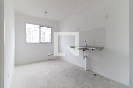 Cozinha  de apartamento para alugar com 1 quarto, 25m² em Jardim Santa Emilia, São Paulo