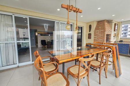 varanda de apartamento para alugar com 3 quartos, 133m² em Balneario Guarujá, Guarujá