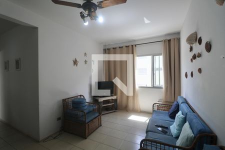 Sala de apartamento para alugar com 2 quartos, 80m² em Loteamento Joao Batista Juliao, Guarujá