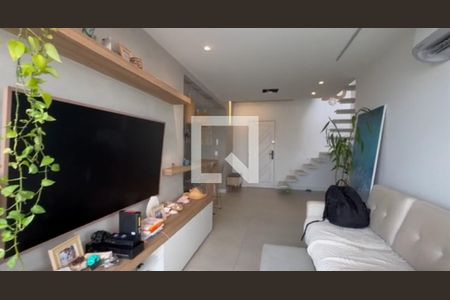 Sala de apartamento para alugar com 3 quartos, 150m² em Barra da Tijuca, Rio de Janeiro