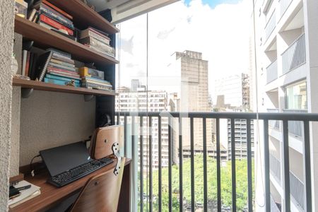 Sacada de apartamento à venda com 1 quarto, 29m² em Bela Vista, São Paulo