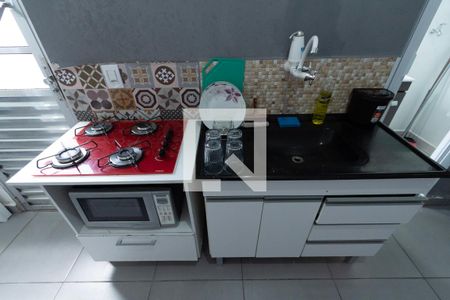 Sala / Cozinha de kitnet/studio para alugar com 1 quarto, 25m² em Jd. Copaiba Éden, Sorocaba