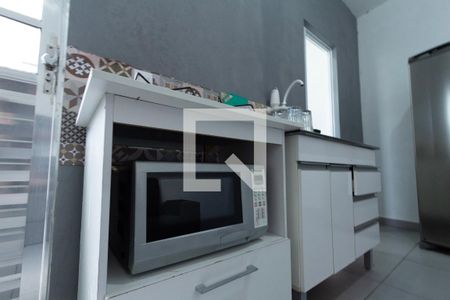Sala / Cozinha de kitnet/studio para alugar com 1 quarto, 25m² em Jd. Copaiba Éden, Sorocaba
