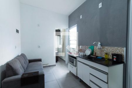 Sala / Cozinha de kitnet/studio para alugar com 1 quarto, 25m² em Jd. Copaiba Éden, Sorocaba